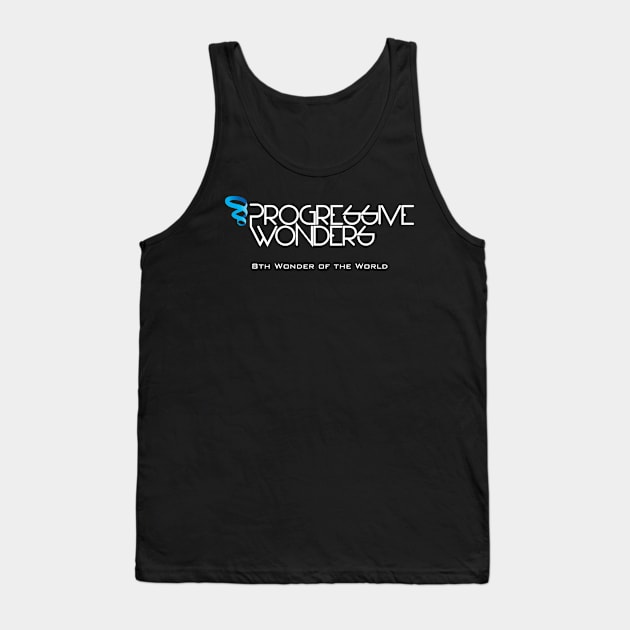 Progressive Wonders - Black Tank Top by promo.klu16@gmail.com